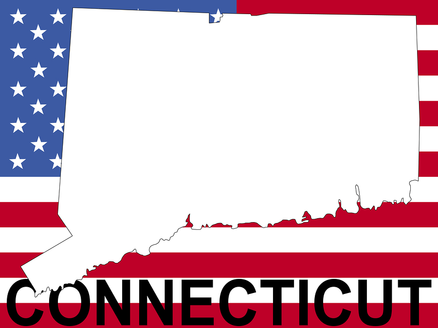 Map Of Connecticut On American Flag Illustration JPG map of Connecticut on American flag illustration JPG