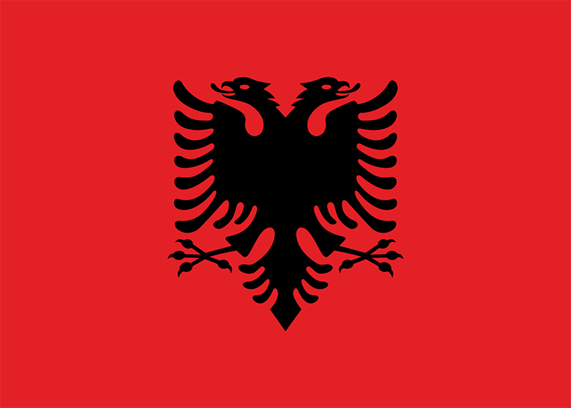 Flag Albania